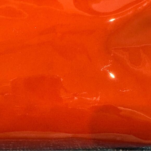 Prada Vintage Maroon Patent Leather Bag Authentic Logo Shoulder Purse Italy - Picture 11 of 16